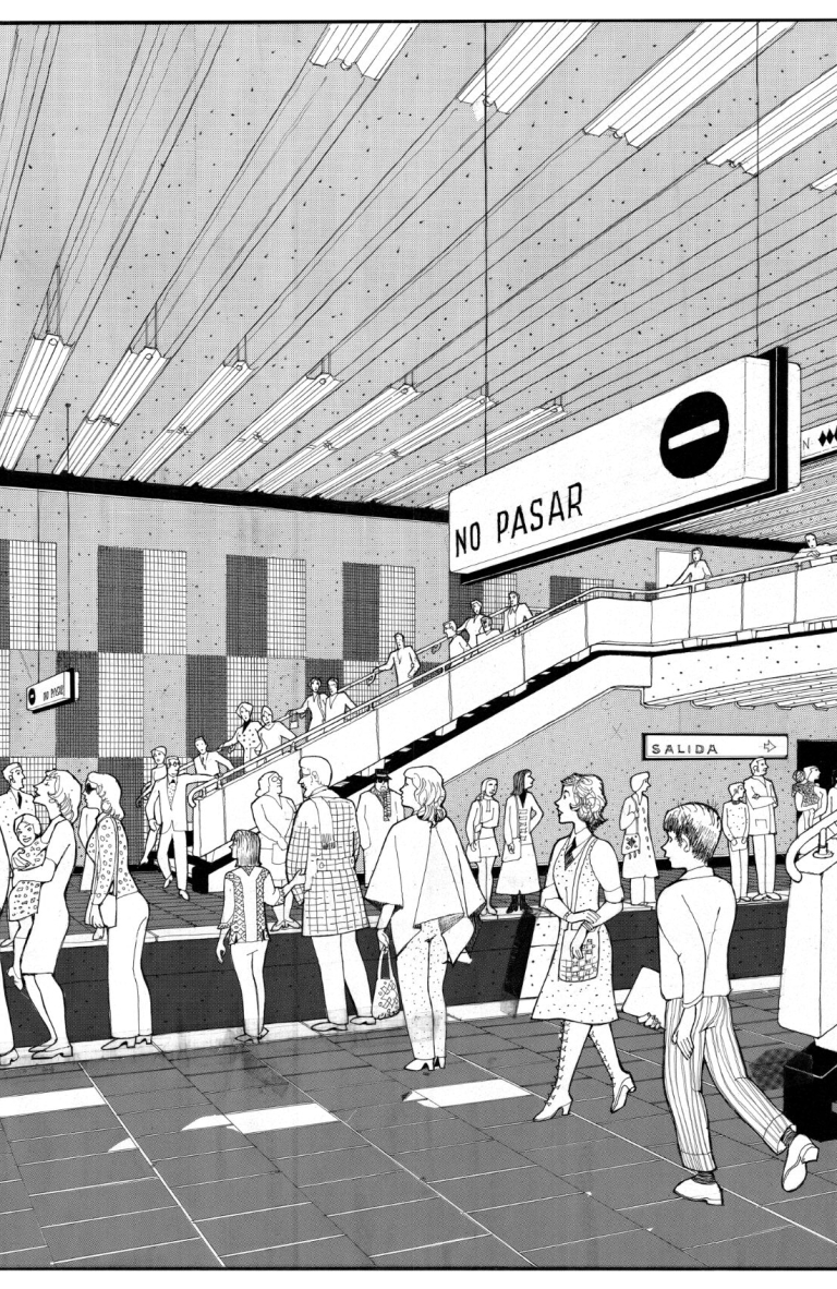 “En tránsito”, la muestra que celebra 50 años de diseño en el Metro de Santiago